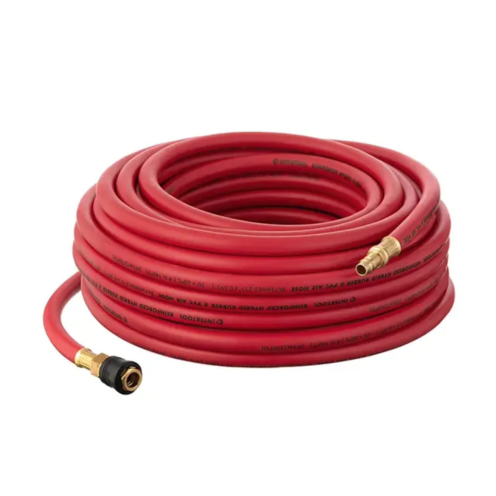 Шланг гібридний, професійний, 20 атм, 8×15 мм, 20 м, з латунними швидкороз'ємними з'єднаннями, STORM INTERTOOL (PT-1772) UA