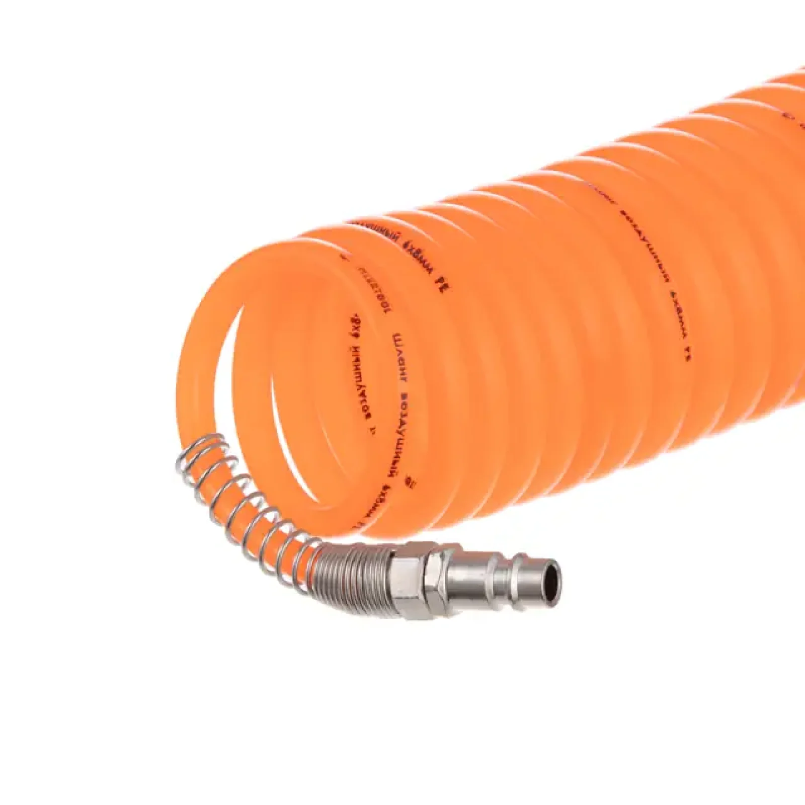 Шланг спіральний, 6×8 мм, 5 м, зі швидкороз'ємними з'єднаннями INTERTOOL (PT-1703) UA