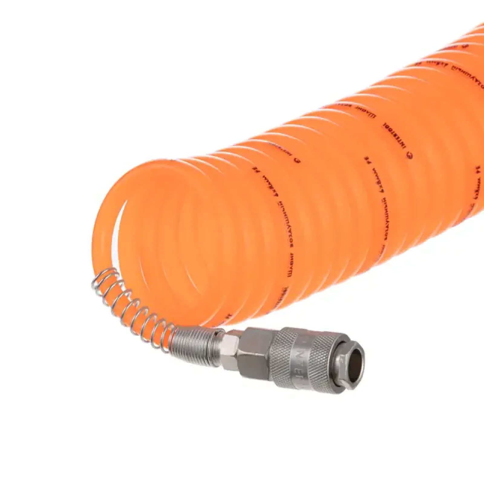 Шланг спіральний, 20 м, зі швидкороз'ємними з'єднаннями INTERTOOL (PT-1705) UA