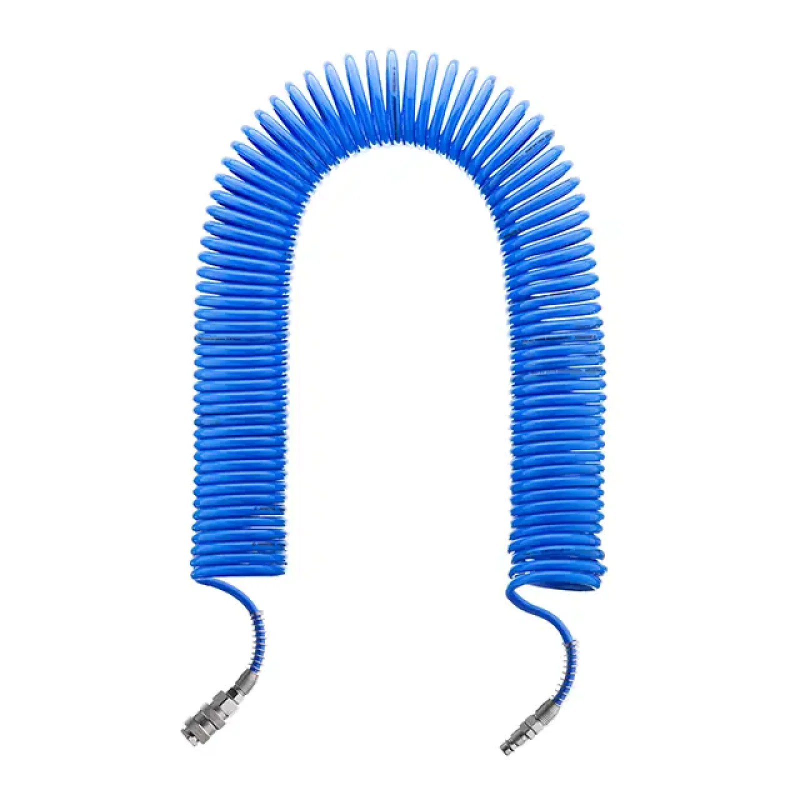 Шланг спіральний поліуретановий, 5,5×8 мм, 20 м, зі швидкороз'ємними з'єднаннями INTERTOOL (PT-1709) UA