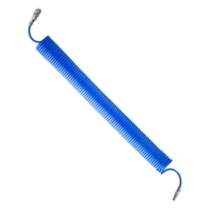 Шланг спіральний поліуретановий, 5,5×8 мм, 20 м, зі швидкороз'ємними з'єднаннями INTERTOOL (PT-1709) UA