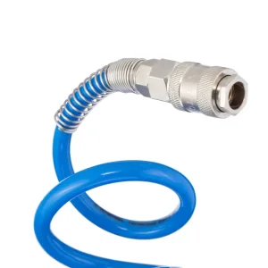 Шланг спіральний поліуретановий 6,5×10 мм, 5 м, зі швидкороз'ємними з'єднаннями INTERTOOL (PT-1710) UA