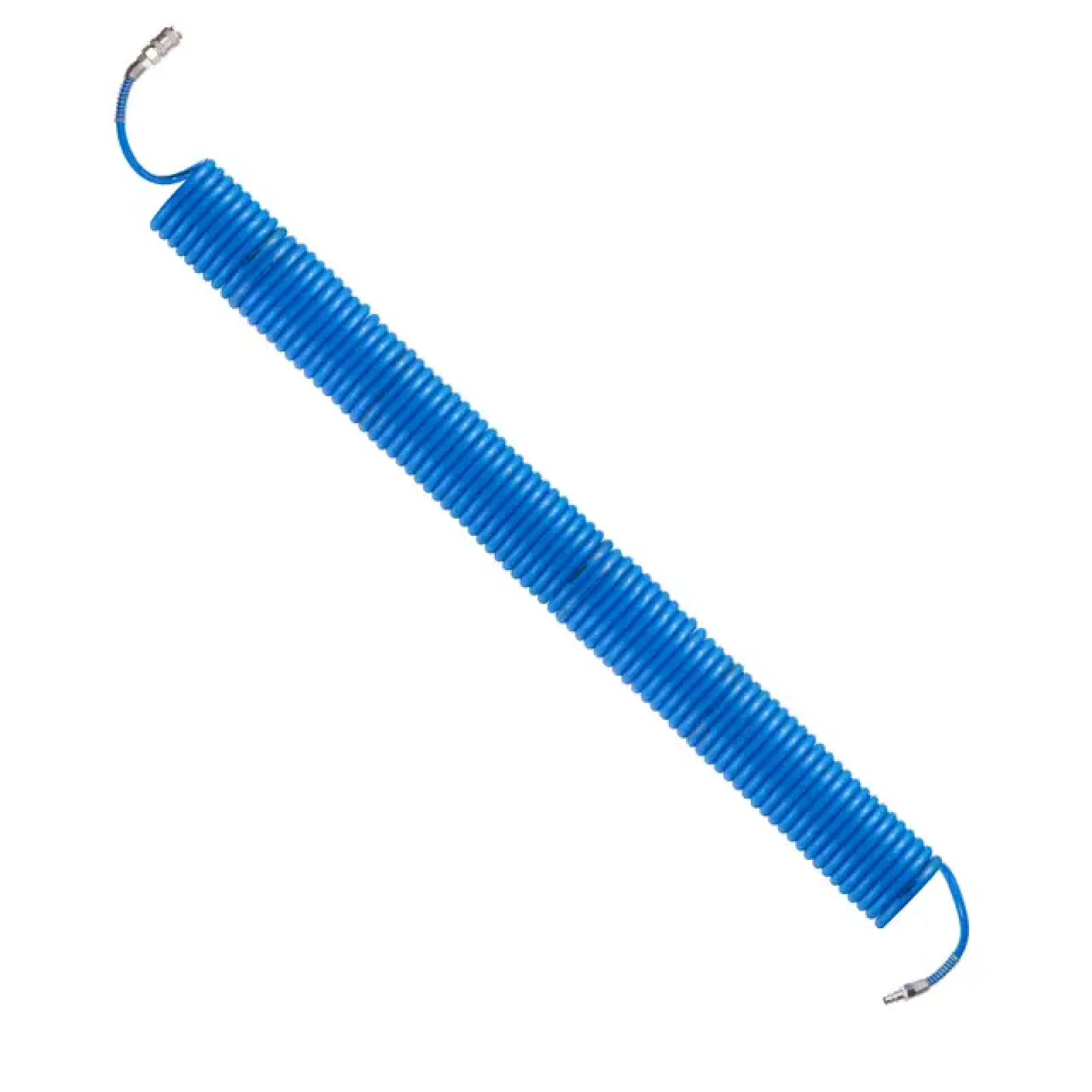 Шланг спіральний поліуретановий 6,5×10 мм, 15 м, зі швидкороз'ємними з'єднаннями INTERTOOL (PT-1712) UA