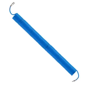 Шланг спіральний поліуретановий 6,5×10 мм, 15 м, зі швидкороз'ємними з'єднаннями INTERTOOL (PT-1712) UA