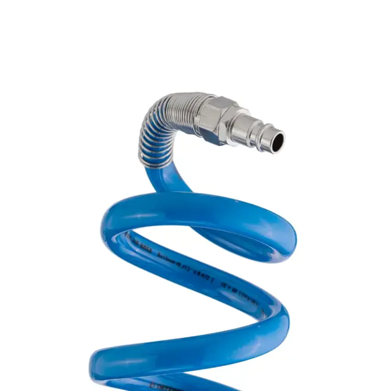 Шланг спіральний поліуретановий 8×12 мм, 15 м, зі швидкороз'ємними з'єднаннями INTERTOOL (PT-1717) UA