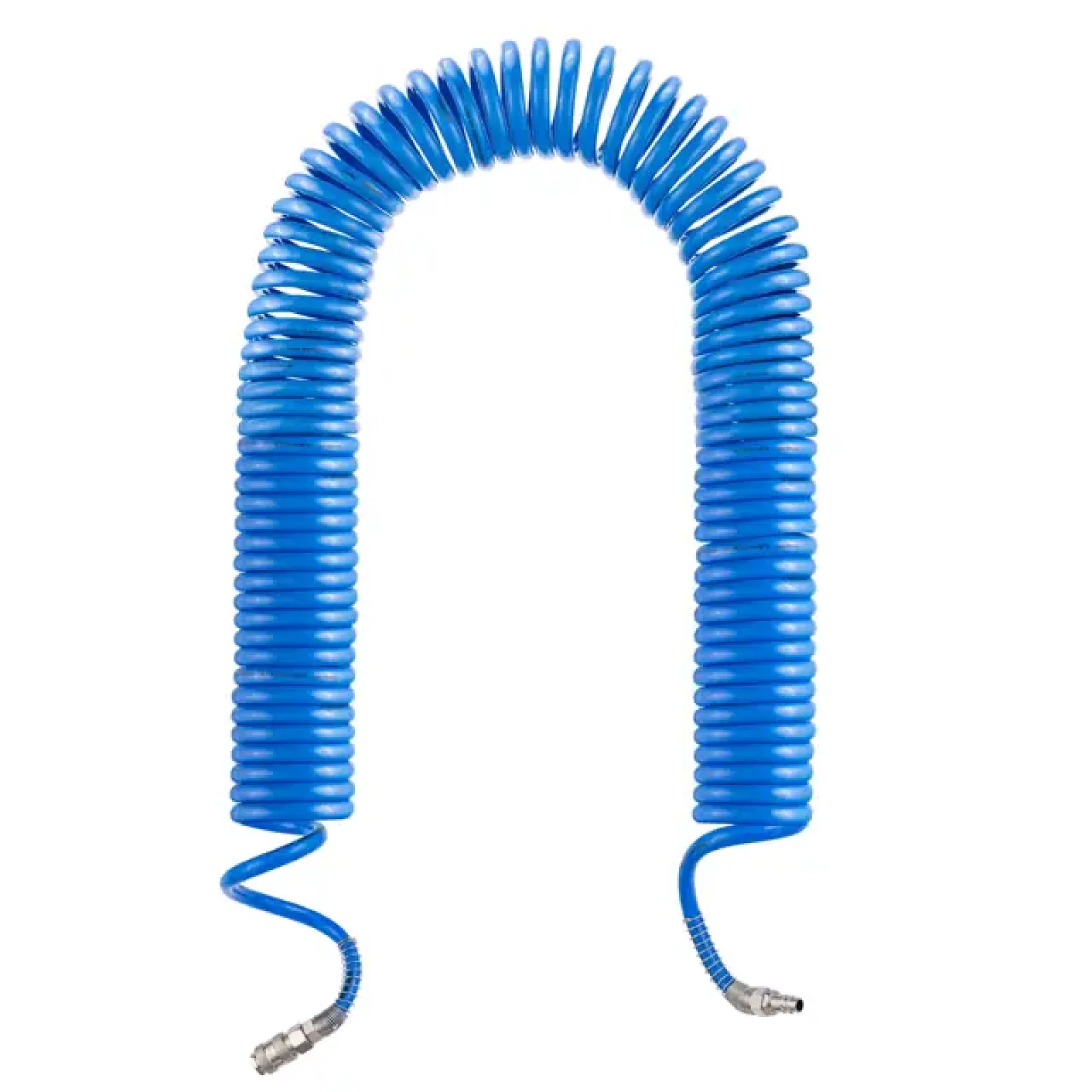 Шланг спіральний поліуретановий 8×12 мм, 20 м, зі швидкороз'ємними з'єднаннями INTERTOOL (PT-1718) UA