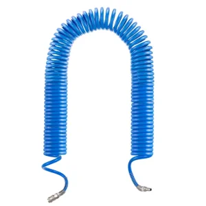 Шланг спіральний поліуретановий 8×12 мм, 20 м, зі швидкороз'ємними з'єднаннями INTERTOOL (PT-1718) UA