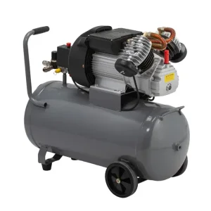 Компресор, 50 л, 3,0 кВт, 220 В, 10 атм, 420 л/хв, 2 циліндри INTERTOOL (PT-0007) UA