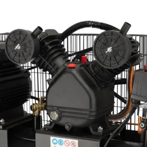 Компресор, 50 л, 3,0 кВт, 220 В, 10 атм, 500 л/хв, 2 циліндри INTERTOOL (PT-0016) UA