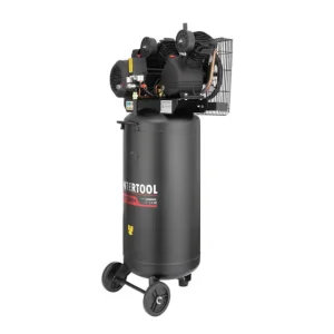 Компресор, 100 л, вертикальний, 3,0 кВт, 220 В, 10 атм, 500 л/хв, 2 циліндри INTERTOOL (PT-0017) UA