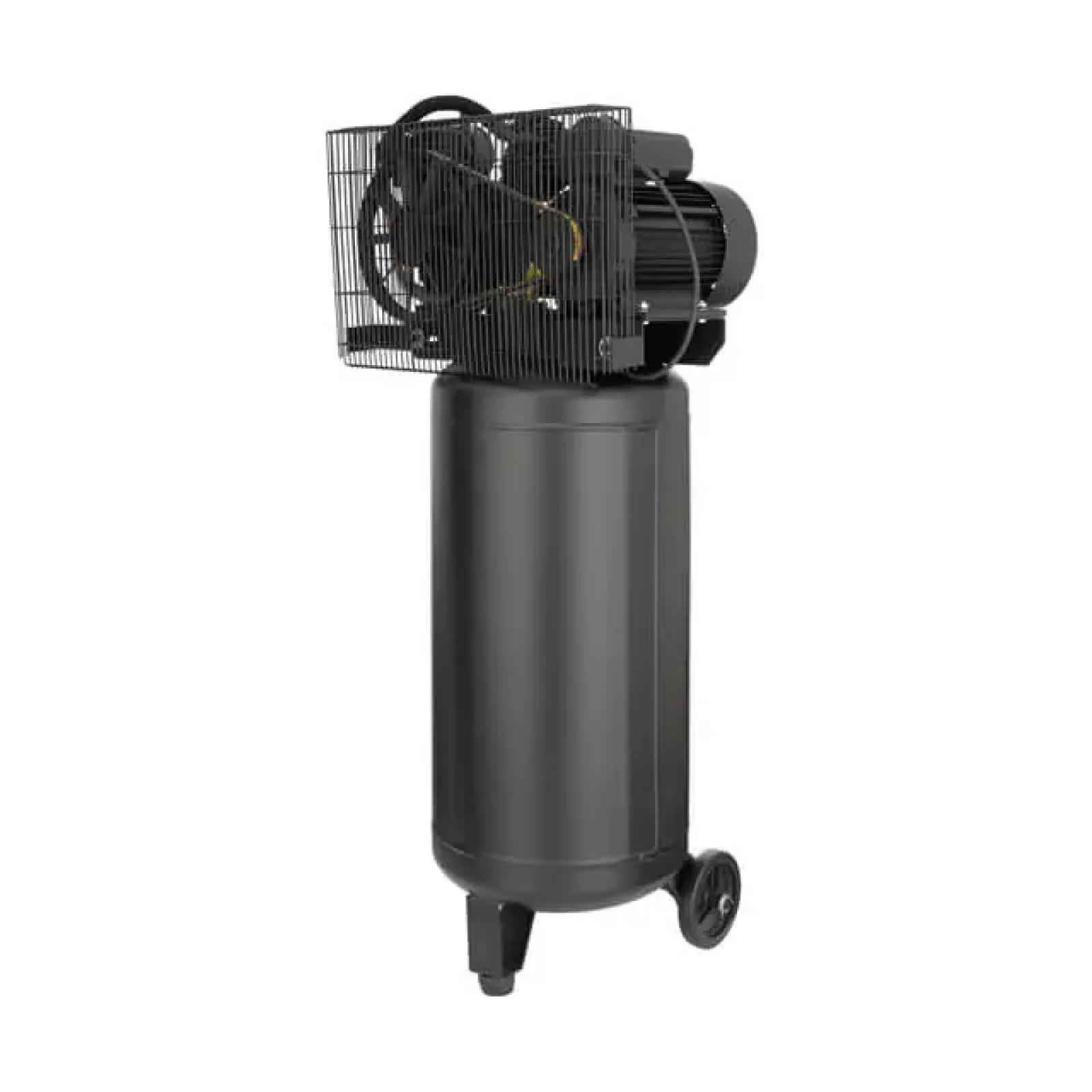 Компресор, 100 л, вертикальний, 3,0 кВт, 220 В, 10 атм, 500 л/хв, 2 циліндри INTERTOOL (PT-0017) UA