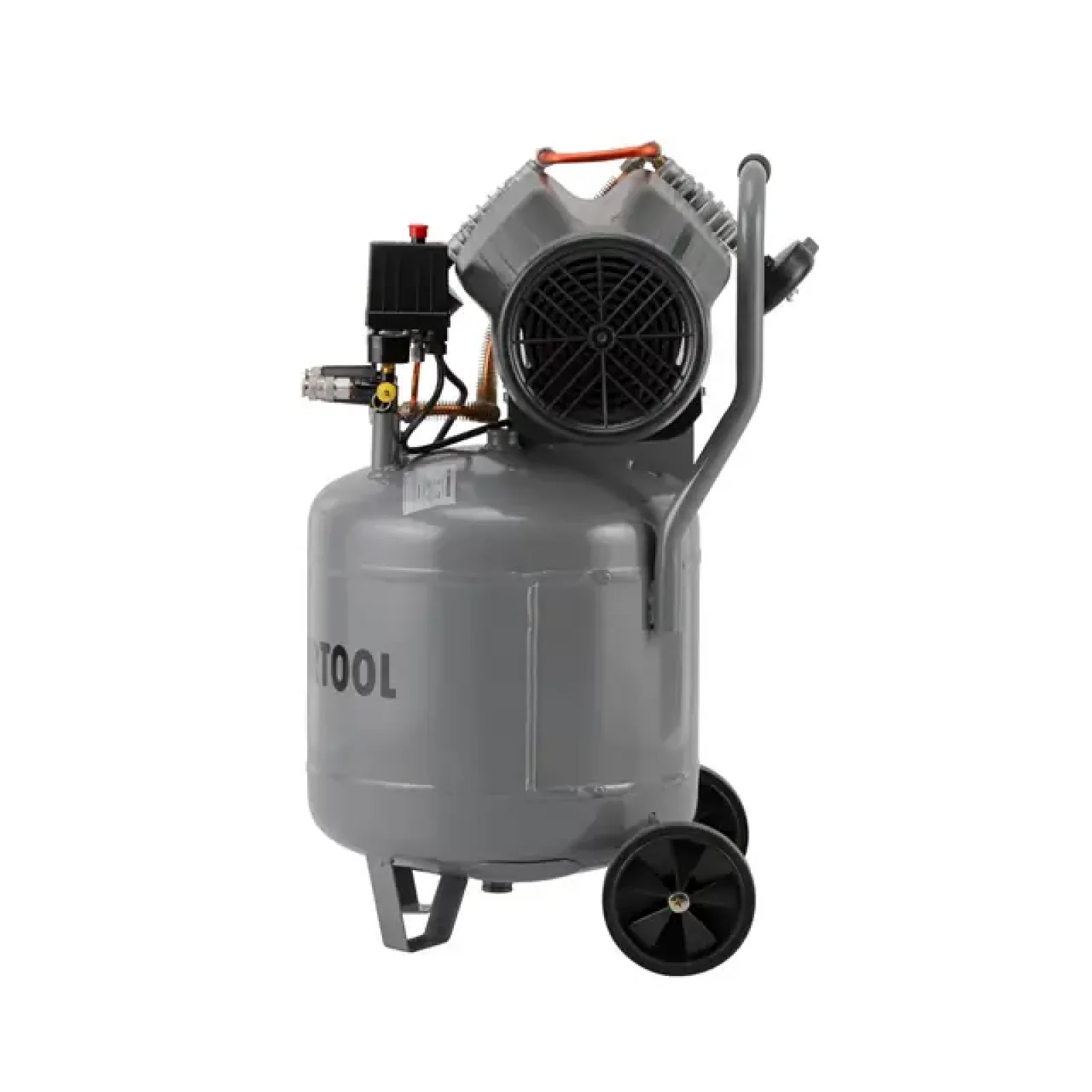 Компресор 80л, вертикальний, 2.2 кВт, 220 В, 8 aтм, 354 л/хв. 2 циліндри INTERTOOL (PT-0018) UA