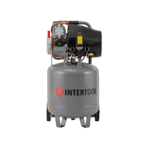 Компресор 80л, вертикальний, 2.2 кВт, 220 В, 8 aтм, 354 л/хв. 2 циліндри INTERTOOL (PT-0018) UA
