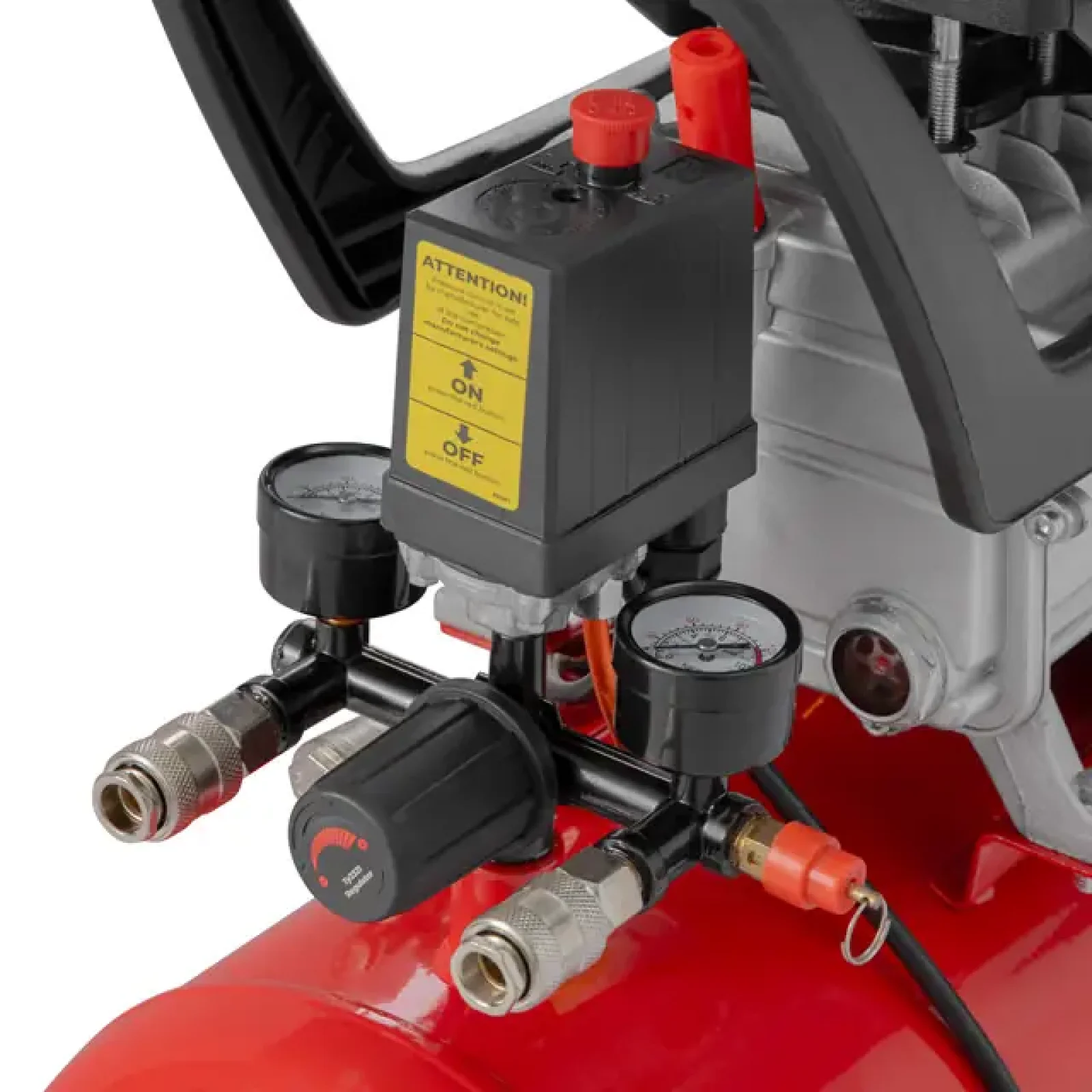 Компресор 24 л, 1.2 кВт, 220 В, 8 атм, 205 л/хв INTERTOOL (PT-0020) UA