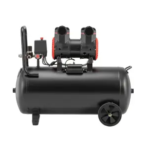 Компресор, 50 л, 1,5 кВт, 230 В, 8 aтм, 250 л/хв, 2800 об/хв, безмасляний, 2 циліндри, 63 дБ INTERTOOL (PT-0035) UA