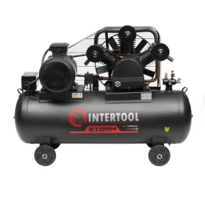 Компресор, 300 л, 11,0 кВт, 380 В, 10 атм, 1600 л/хв, 3 циліндри INTERTOOL (PT-0050) UA