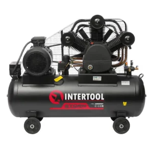 Компресор, 300 л, 15,0 кВт, 380 В, 10 атм, 2000 л/хв, 3 циліндри INTERTOOL (PT-0052) UA