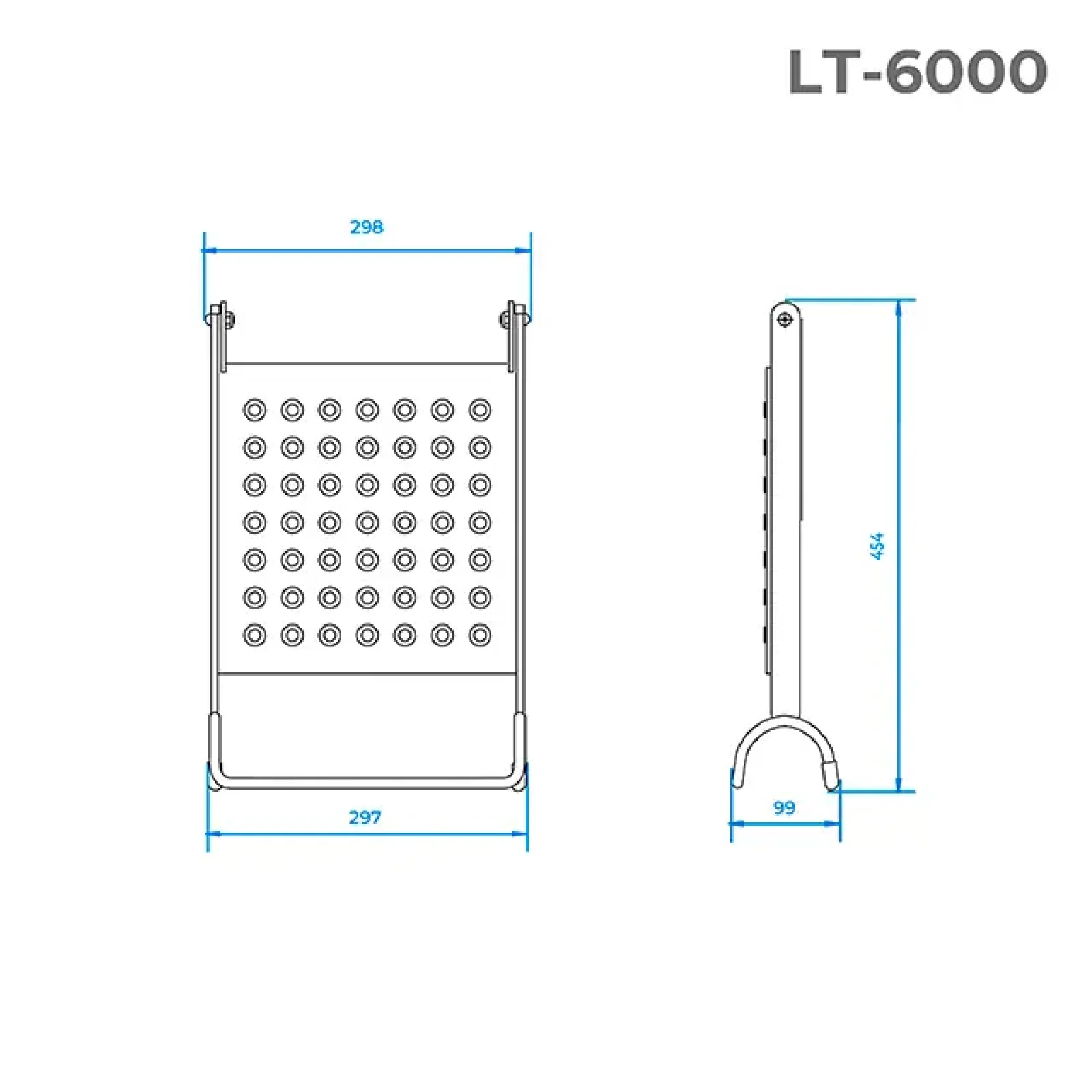 Знімна сходинка-полиця для драбини INTERTOOL (LT-6000) UA