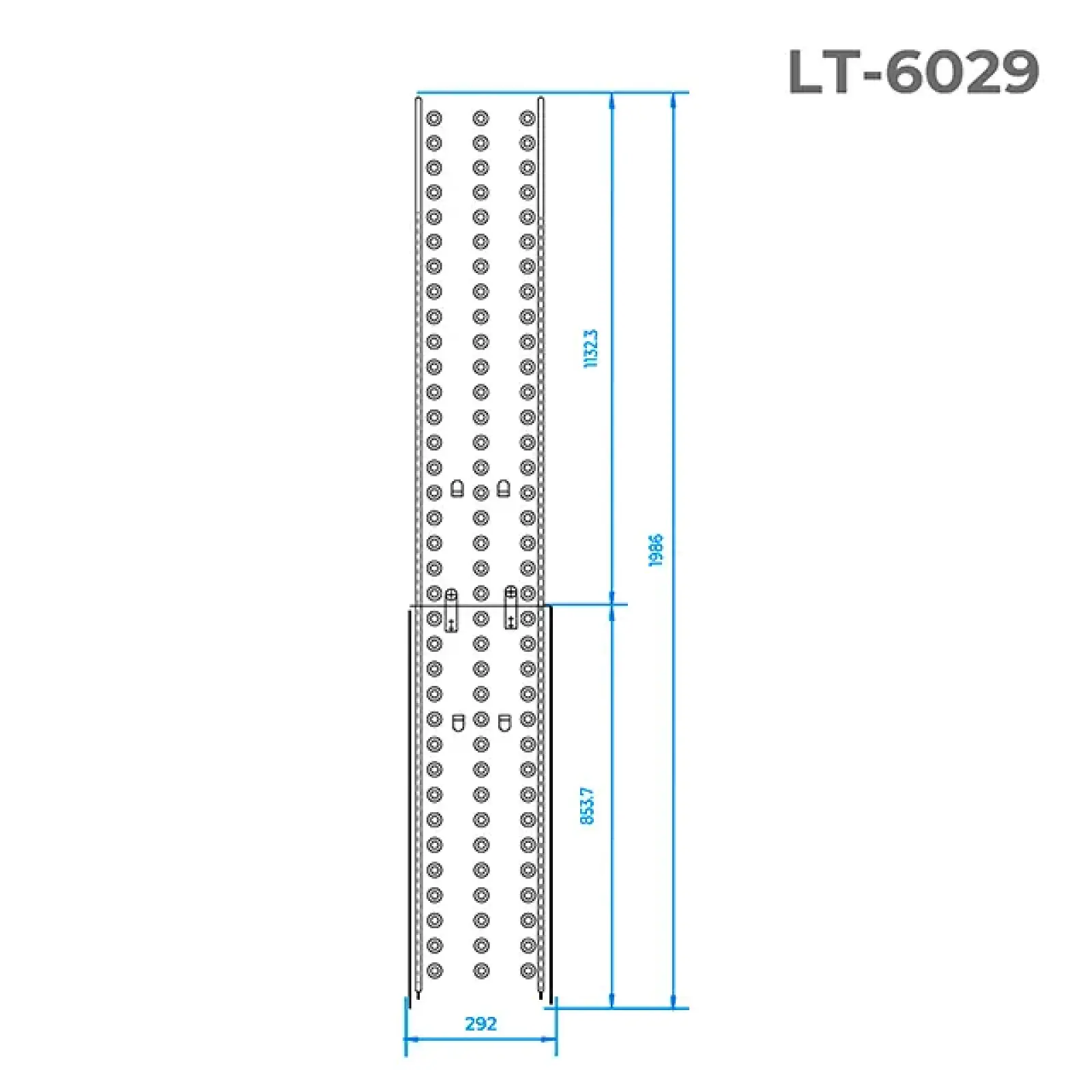 Робоча платформа до драбини LT-0029 INTERTOOL (LT-6029) UA
