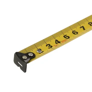 Рулетка з металевим полотном, з фіксатором, 2 м, 16 мм, 