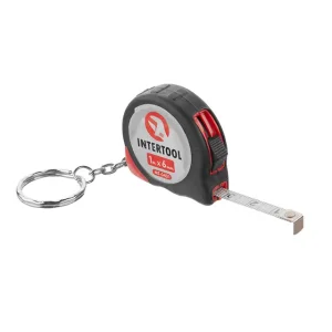 Рулетка зі сталевим полотном, з фіксатором, 1 м, 6 мм INTERTOOL (MT-0401) UA