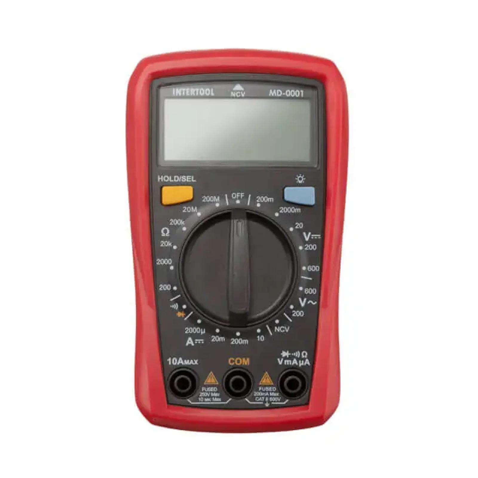 Мультиметр цифровий, CAT II-300 В / CAT I-600 В INTERTOOL (MD-0001) UA