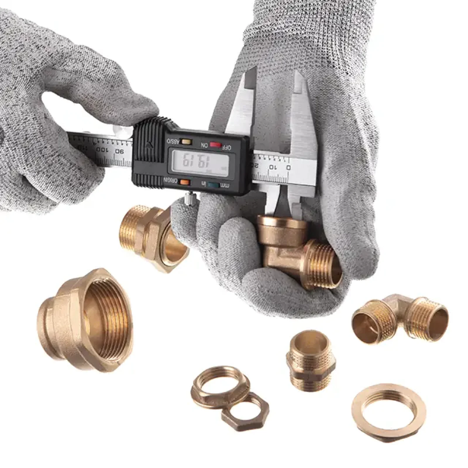 Штангенциркуль електронний, 150 мм INTERTOOL (MT-3006) UA