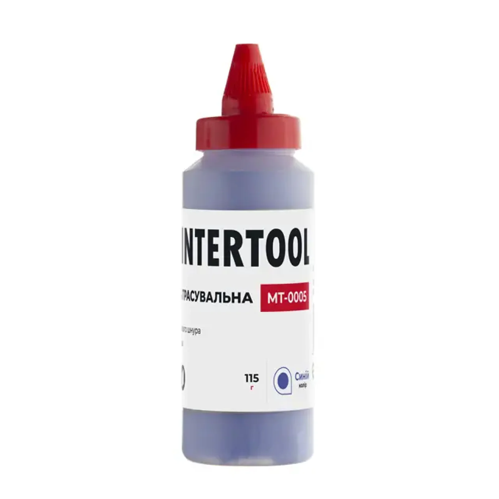 Крейда трасувальна, 115 г, синя INTERTOOL (MT-0005) UA
