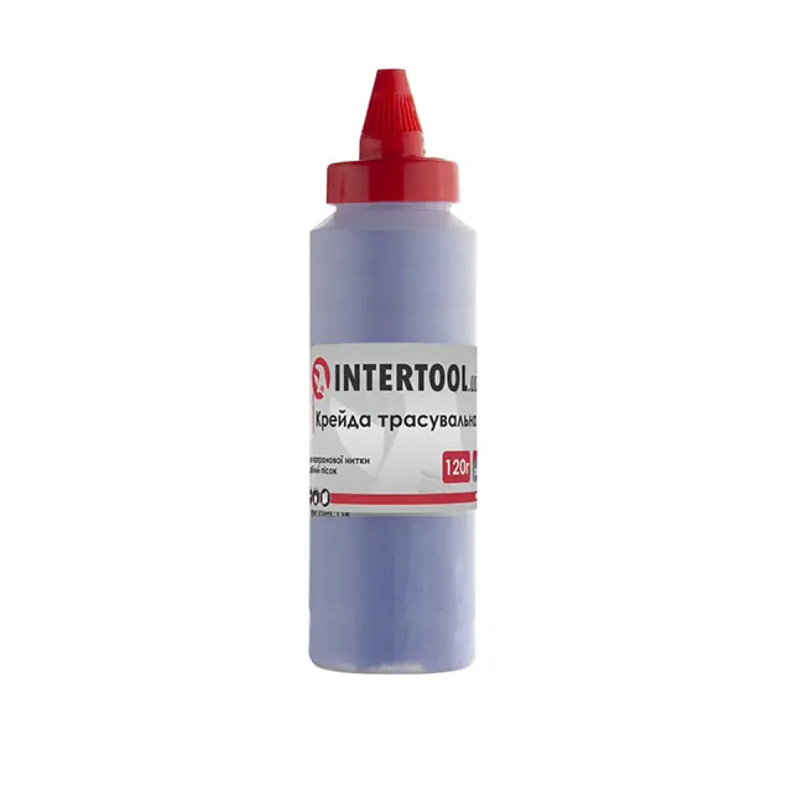 Шнур розмічальний 30 м з коректором, крейда 120 г (синя) INTERTOOL (MT-2506) UA