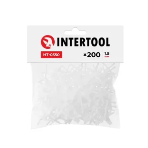 Набір дистанційних хрестиків для плитки 1.5 мм /200шт INTERTOOL (HT-0350) UA