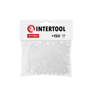 Набір дистанційних хрестиків для плитки 2.5 мм /150шт INTERTOOL (HT-0352) UA