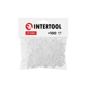 Набір дистанційних хрестиків для плитки 4,0 мм /100шт INTERTOOL (HT-0354) UA