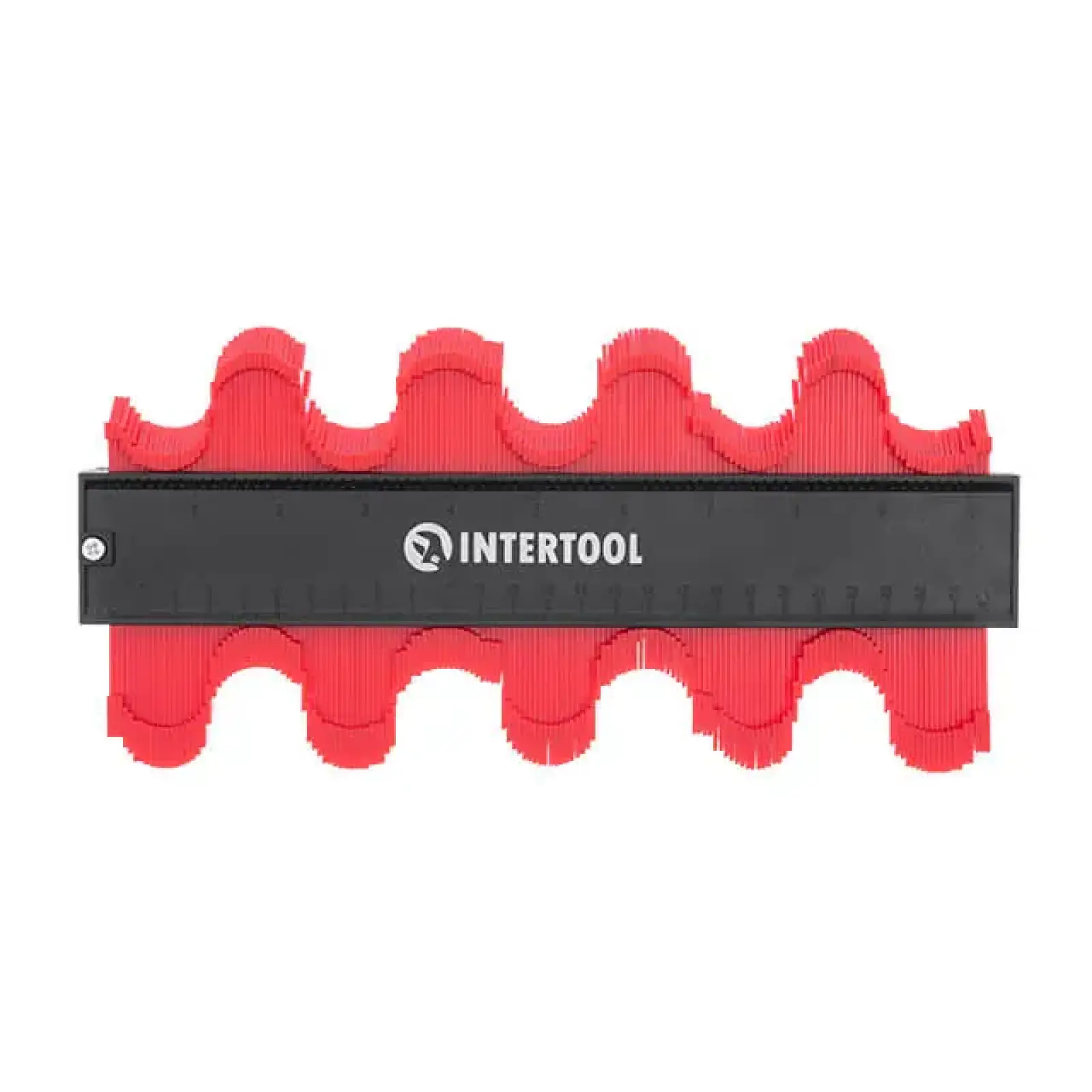 Шаблон для копіювання контуру, 250 мм, ABS, з фіксатором INTERTOOL (MT-0025) UA