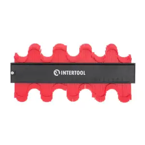 Шаблон для копіювання контуру, 250 мм, ABS, з фіксатором INTERTOOL (MT-0025) UA