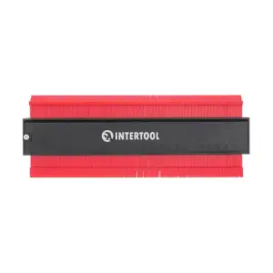 Шаблон для копіювання контуру, 250 мм, ABS, з фіксатором INTERTOOL (MT-0025) UA