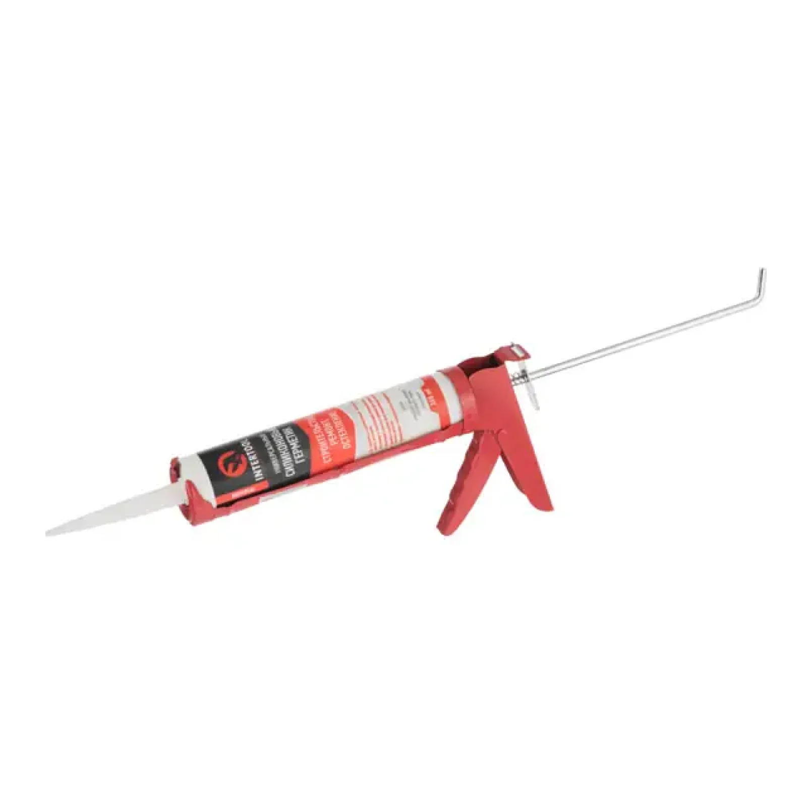 Пістолет для видавлювання силікону, 420 мл INTERTOOL (HT-0021) UA