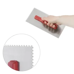 Тертка сталева, оцинкована, 280×130 мм, зуб: 4×4 мм INTERTOOL (KT-0004) UA