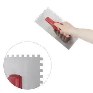 Тертка сталева, оцинкована, 280×130 мм, зуб: 6×6 мм INTERTOOL (KT-0005) UA