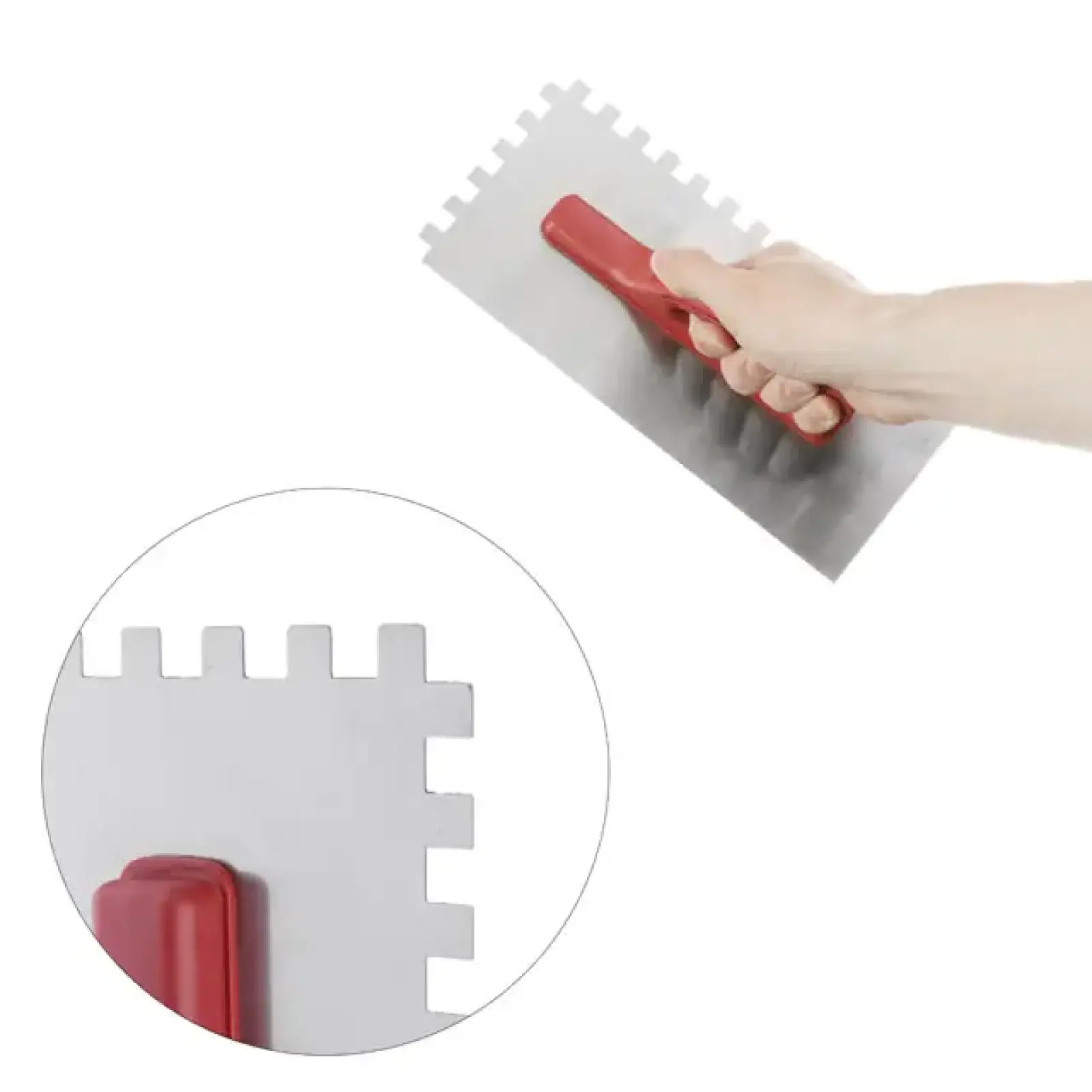 Тертка сталева, оцинкована, 280×130 мм, зуб: 10×10 мм INTERTOOL (KT-0007) UA