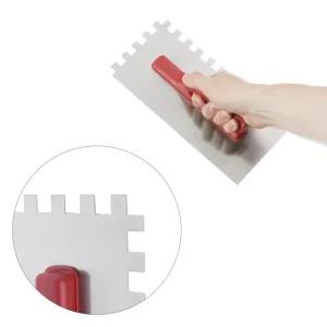 Тертка сталева, оцинкована, 280×130 мм, зуб: 12×12 мм INTERTOOL (KT-0008) UA