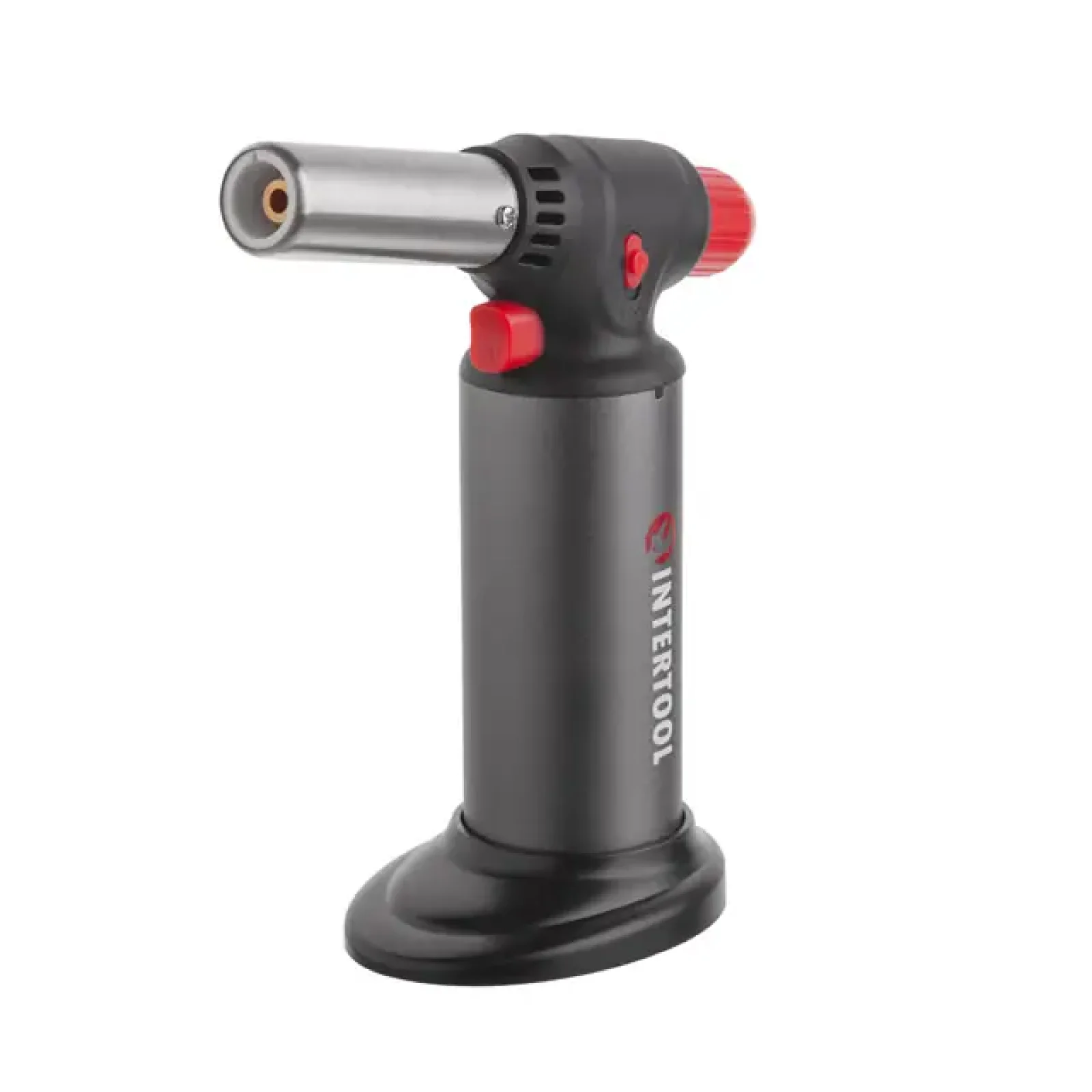 Пальник газовий заправний. П'єзорозпал, 1100 град.С. INTERTOOL (GB-0009) UA