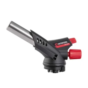 Пальник газовий, п'єзозапалювання, регулятор INTERTOOL (GB-0028) UA