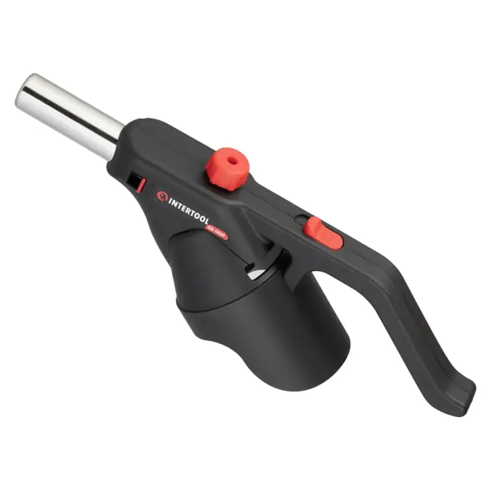 Пальник газовий, п'єзозапалювання, швидке регулювання полум'я INTERTOOL (GB-0029) UA