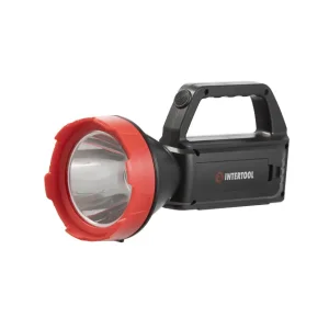 Ліхтар акумуляторний 1 LED + 1 COB, power bank, індикатор заряду, сонячна панель INTERTOOL (LB-0107) UA