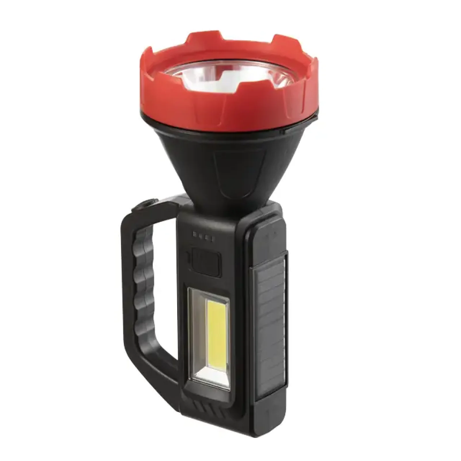 Ліхтар акумуляторний 1 LED + 1 COB, power bank, індикатор заряду, сонячна панель INTERTOOL (LB-0107) UA