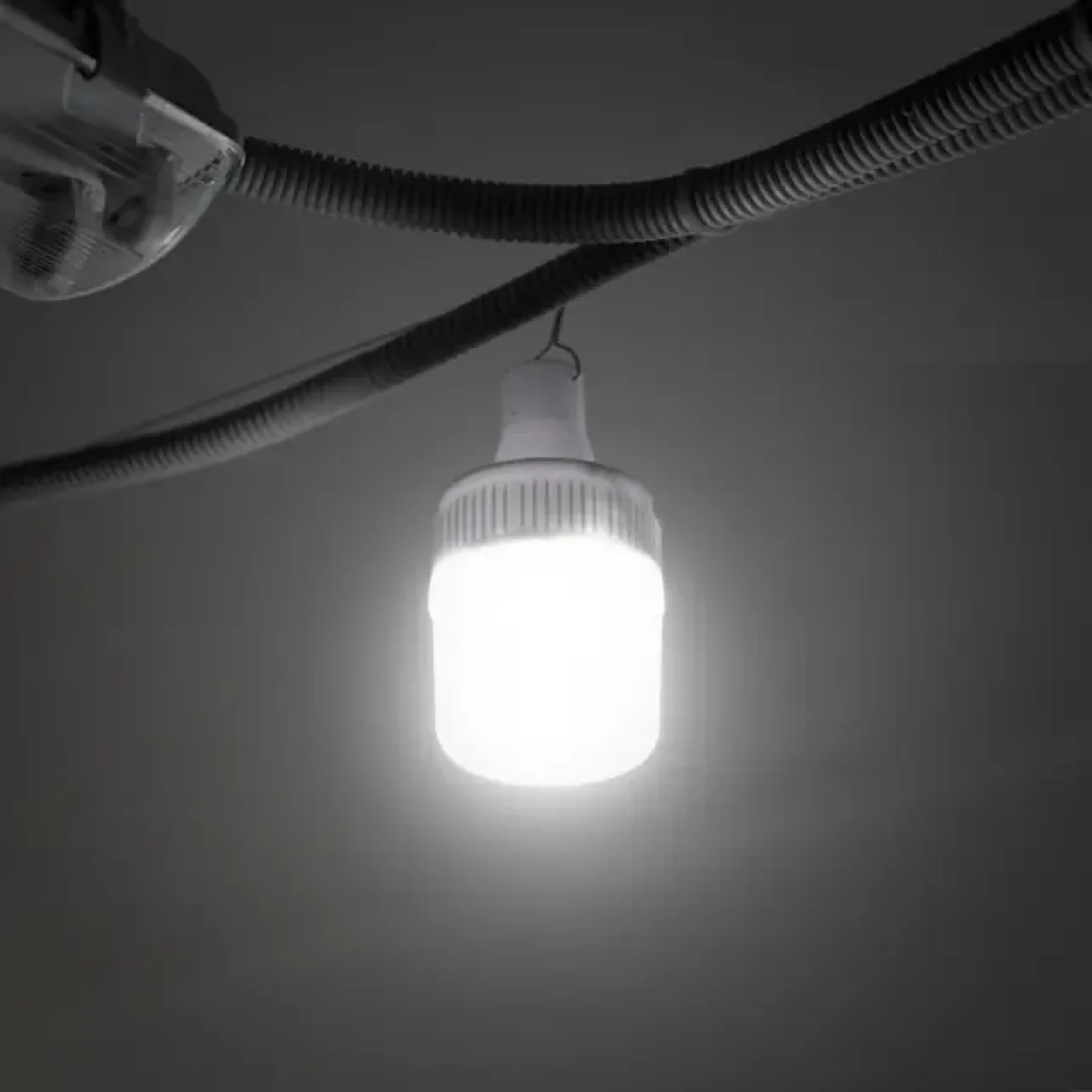 Світильник акумуляторний підвісний 14 SMD, сонячна панель, індикатор заряду INTERTOOL (LB-0108) UA