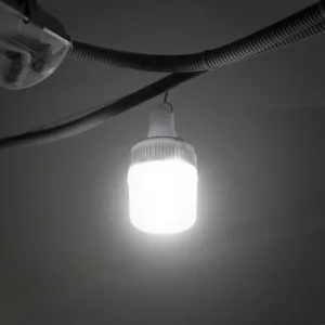 Світильник акумуляторний підвісний 14 SMD, сонячна панель, індикатор заряду INTERTOOL (LB-0108) UA