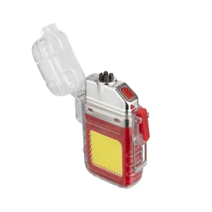 Ліхтар брелок з плазмовою запальничкою INTERTOOL (LB-0165) UA