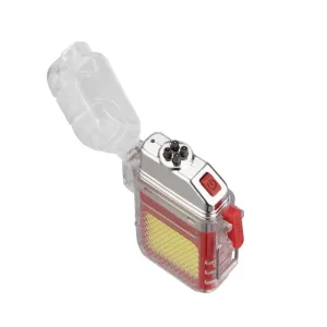 Ліхтар брелок з плазмовою запальничкою INTERTOOL (LB-0165) UA