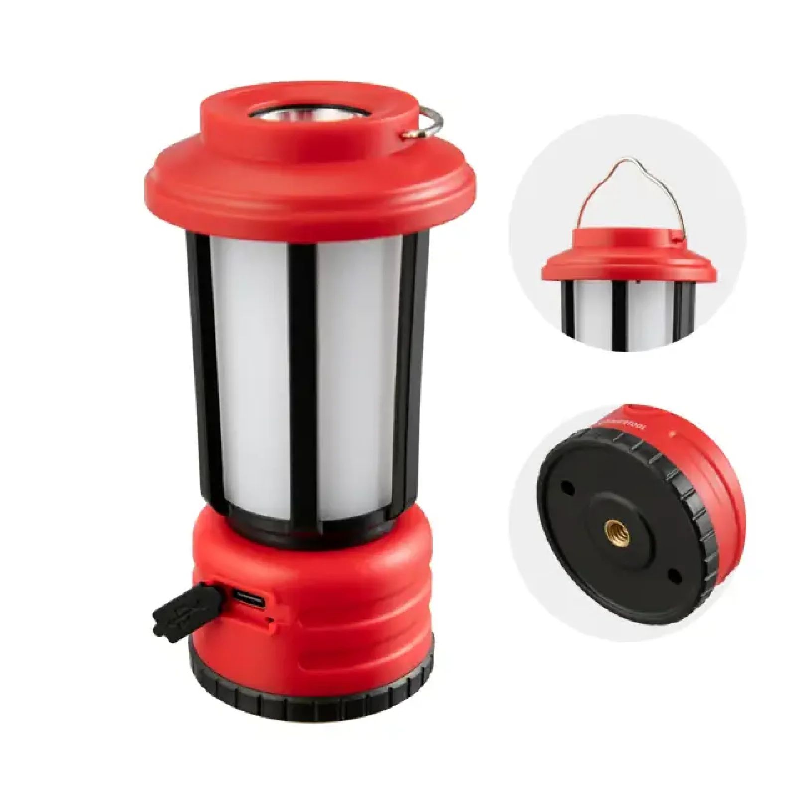 Ліхтар для кемпінгу підвісний 1 LED + 8 SMD INTERTOOL (LB-0210) UA